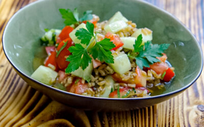 Vitaminbombe Grünkernsalat